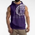 Personalized Fremantle Dockers Polynesian Sleeveless Hoodie Tribal Chest and Sleeve Tattoo Heritage Warrior