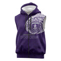 Personalized Fremantle Dockers Polynesian Sleeveless Zip Hoodie Tribal Chest and Sleeve Tattoo Heritage Warrior