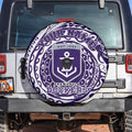 Personalized Fremantle Dockers Polynesian Spare Tire Cover Tribal Chest and Sleeve Tattoo Heritage Warrior