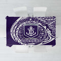 Personalized Fremantle Dockers Polynesian Tablecloth Tribal Chest and Sleeve Tattoo Heritage Warrior