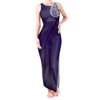 Personalized Fremantle Dockers Polynesian Tank Maxi Dress Tribal Chest and Sleeve Tattoo Heritage Warrior