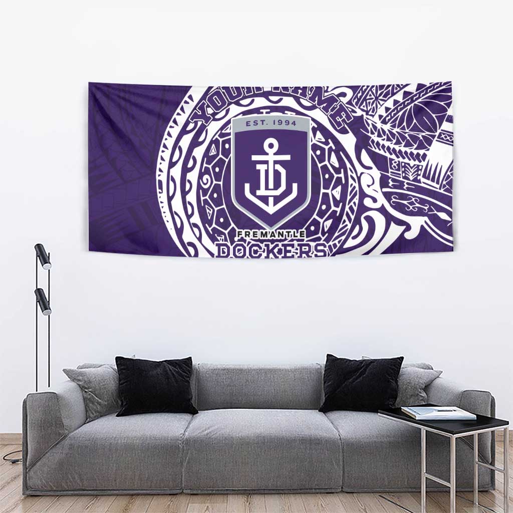 Personalized Fremantle Dockers Polynesian Tapestry Tribal Chest and Sleeve Tattoo Heritage Warrior
