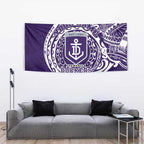Personalized Fremantle Dockers Polynesian Tapestry Tribal Chest and Sleeve Tattoo Heritage Warrior