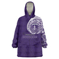 Personalized Fremantle Dockers Polynesian Wearable Blanket Hoodie Tribal Chest and Sleeve Tattoo Heritage Warrior