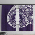 Personalized Fremantle Dockers Polynesian Window Curtain Tribal Chest and Sleeve Tattoo Heritage Warrior