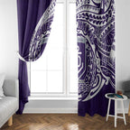 Personalized Fremantle Dockers Polynesian Window Curtain Tribal Chest and Sleeve Tattoo Heritage Warrior