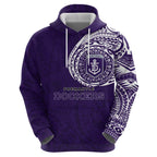 Personalized Fremantle Dockers Polynesian Zip Hoodie Tribal Chest and Sleeve Tattoo Heritage Warrior