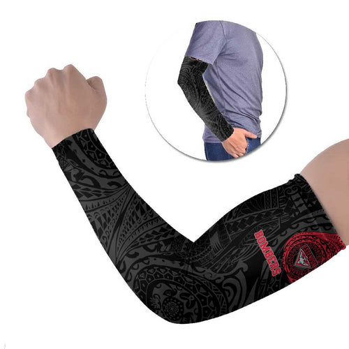 Personalized Essendon Bombers Polynesian Arm Sleeves Tribal Chest and Sleeve Tattoo Heritage Warrior