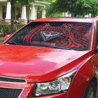 Personalized Essendon Bombers Polynesian Auto Sun Shade Tribal Chest and Sleeve Tattoo Heritage Warrior