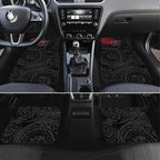 Personalized Essendon Bombers Polynesian Car Mats Tribal Chest and Sleeve Tattoo Heritage Warrior
