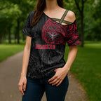 Personalized Essendon Bombers Polynesian Cross Shoulder Shirt Tribal Chest and Sleeve Tattoo Heritage Warrior
