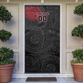 Personalized Essendon Bombers Polynesian Door Cover Tribal Chest and Sleeve Tattoo Heritage Warrior