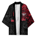 Personalized Essendon Bombers Polynesian Kimono Tribal Chest and Sleeve Tattoo Heritage Warrior