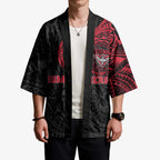 Personalized Essendon Bombers Polynesian Kimono Tribal Chest and Sleeve Tattoo Heritage Warrior