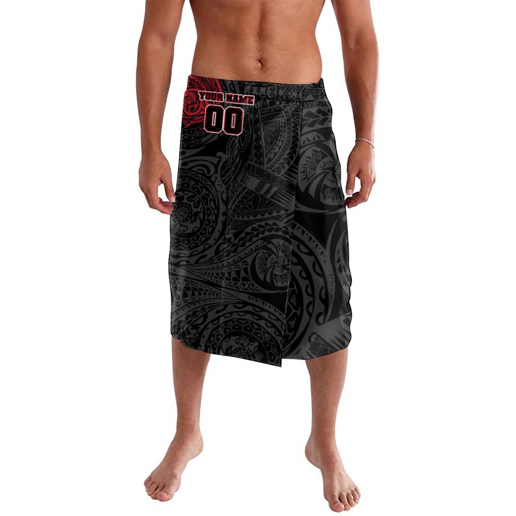 Personalized Essendon Bombers Polynesian Lavalava Tribal Chest and Sleeve Tattoo Heritage Warrior