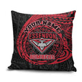 Personalized Essendon Bombers Polynesian Pillow Cover Tribal Chest and Sleeve Tattoo Heritage Warrior