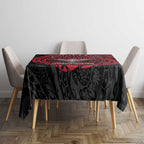 Personalized Essendon Bombers Polynesian Tablecloth Tribal Chest and Sleeve Tattoo Heritage Warrior