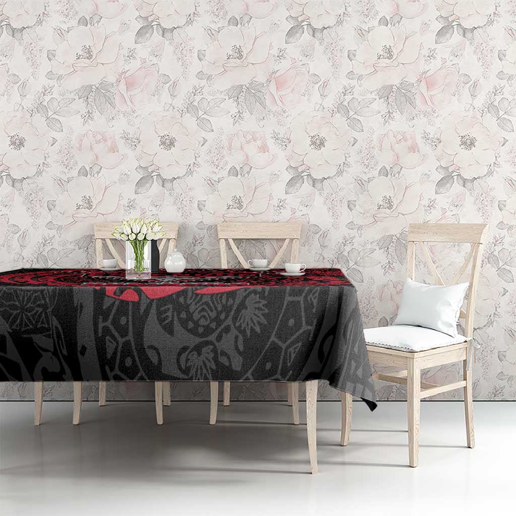 Personalized Essendon Bombers Polynesian Tablecloth Tribal Chest and Sleeve Tattoo Heritage Warrior