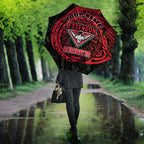 Personalized Essendon Bombers Polynesian Umbrella Tribal Chest and Sleeve Tattoo Heritage Warrior