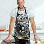 Personalized Collingwood Magpies Polynesian Apron Tribal Chest and Sleeve Tattoo Heritage Warrior