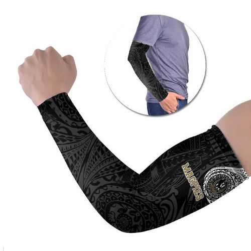 Personalized Collingwood Magpies Polynesian Arm Sleeves Tribal Chest and Sleeve Tattoo Heritage Warrior