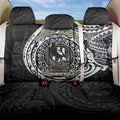 Personalized Collingwood Magpies Polynesian Back Car Seat Cover Tribal Chest and Sleeve Tattoo Heritage Warrior