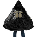 Personalized Collingwood Magpies Polynesian Cloak Tribal Chest and Sleeve Tattoo Heritage Warrior
