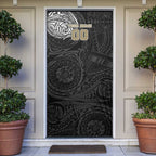 Personalized Collingwood Magpies Polynesian Door Cover Tribal Chest and Sleeve Tattoo Heritage Warrior