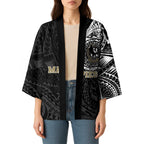 Personalized Collingwood Magpies Polynesian Kimono Tribal Chest and Sleeve Tattoo Heritage Warrior