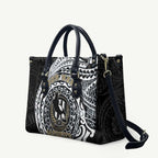 Personalized Collingwood Magpies Polynesian Leather Bag Tribal Chest and Sleeve Tattoo Heritage Warrior