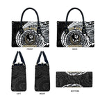 Personalized Collingwood Magpies Polynesian Leather Bag Tribal Chest and Sleeve Tattoo Heritage Warrior