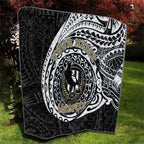 Personalized Collingwood Magpies Polynesian Quilt Tribal Chest and Sleeve Tattoo Heritage Warrior