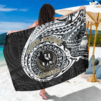 Personalized Collingwood Magpies Polynesian Sarong Tribal Chest and Sleeve Tattoo Heritage Warrior