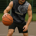Personalized Collingwood Magpies Polynesian Sleeveless Hoodie Tribal Chest and Sleeve Tattoo Heritage Warrior