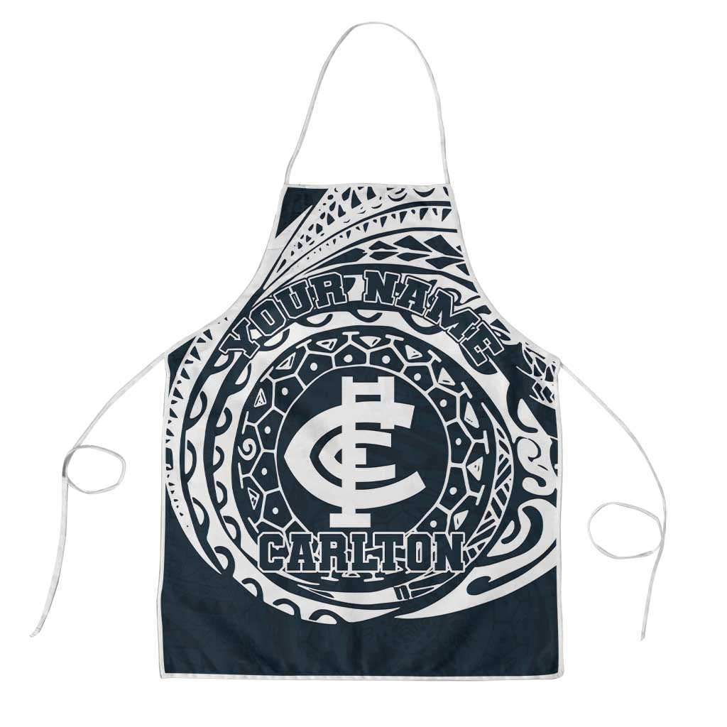 Personalized Carlton Blues Polynesian Apron Tribal Chest and Sleeve Tattoo Heritage Warrior