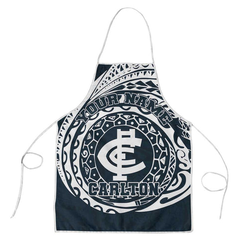 Personalized Carlton Blues Polynesian Apron Tribal Chest and Sleeve Tattoo Heritage Warrior