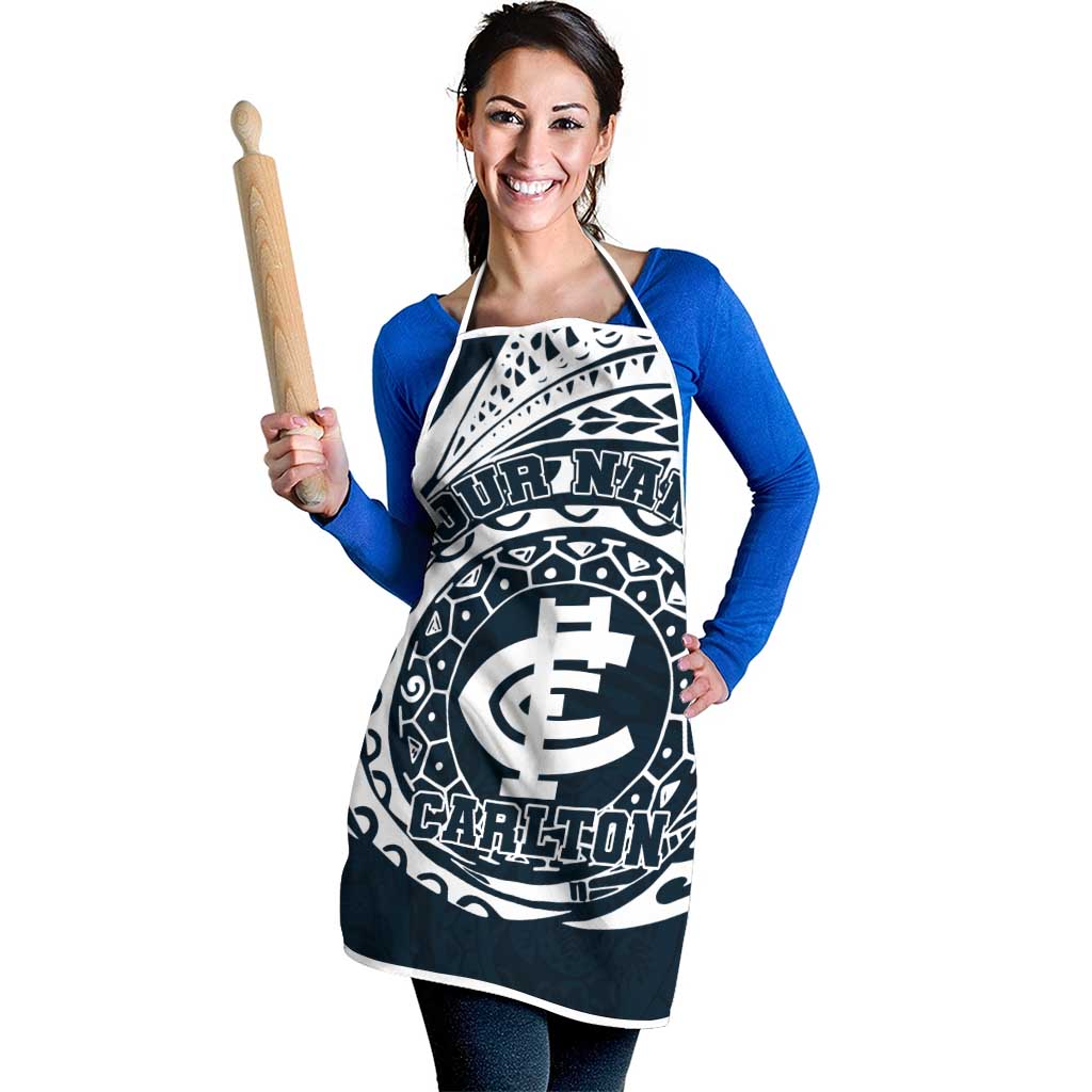 Personalized Carlton Blues Polynesian Apron Tribal Chest and Sleeve Tattoo Heritage Warrior