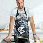 Personalized Carlton Blues Polynesian Apron Tribal Chest and Sleeve Tattoo Heritage Warrior