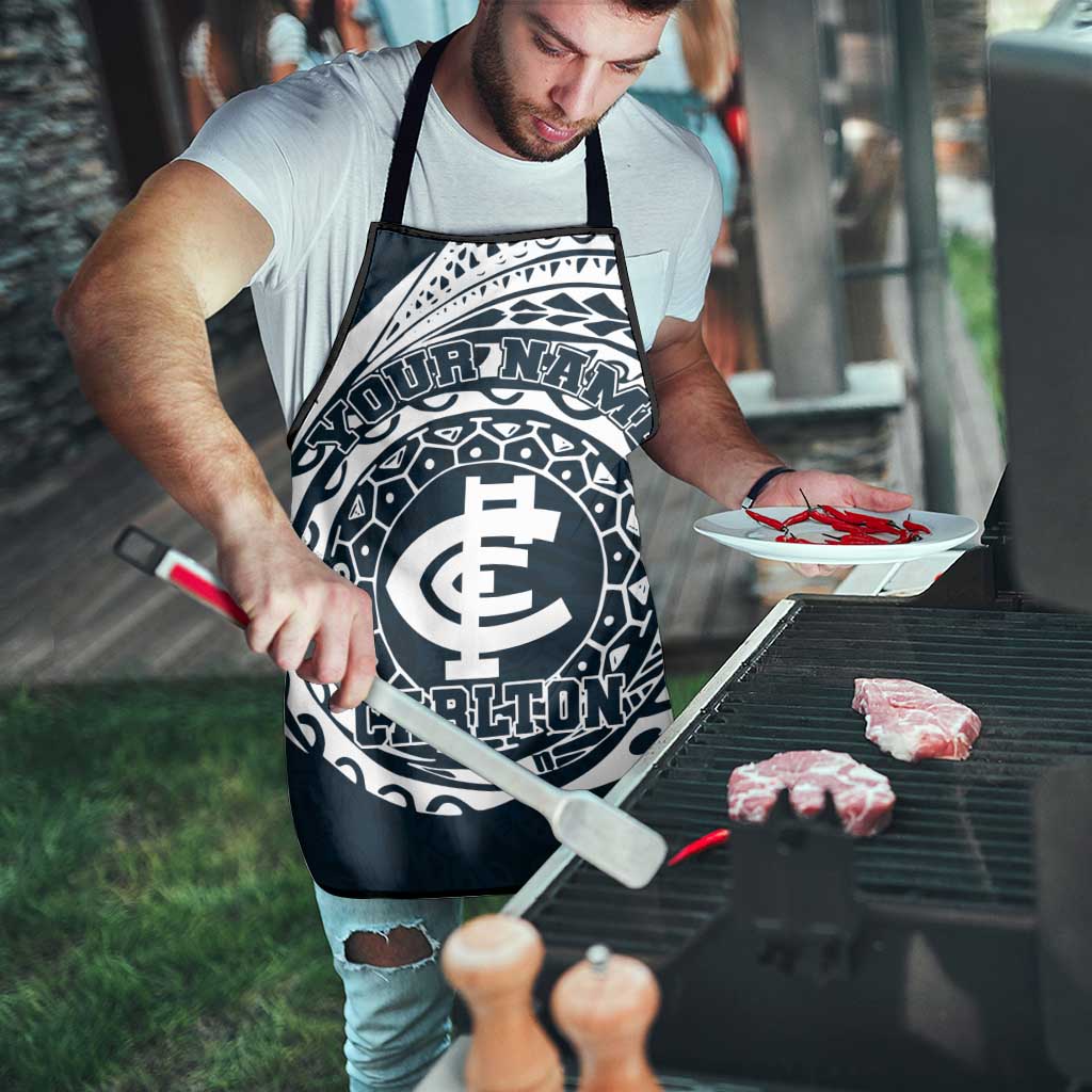 Personalized Carlton Blues Polynesian Apron Tribal Chest and Sleeve Tattoo Heritage Warrior