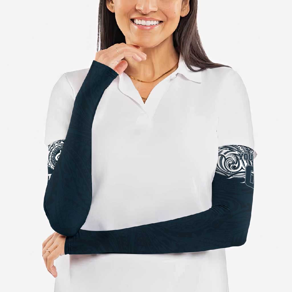Personalized Carlton Blues Polynesian Arm Sleeves Tribal Chest and Sleeve Tattoo Heritage Warrior