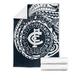 Personalized Carlton Blues Polynesian Blanket Tribal Chest and Sleeve Tattoo Heritage Warrior