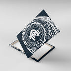 Personalized Carlton Blues Polynesian Canvas Wall Art Tribal Chest and Sleeve Tattoo Heritage Warrior