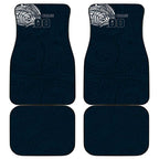 Personalized Carlton Blues Polynesian Car Mats Tribal Chest and Sleeve Tattoo Heritage Warrior