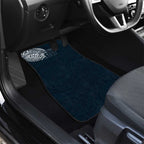 Personalized Carlton Blues Polynesian Car Mats Tribal Chest and Sleeve Tattoo Heritage Warrior