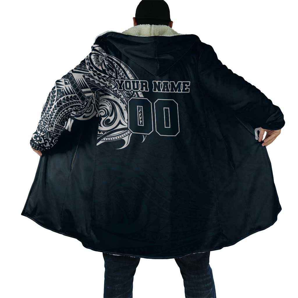 Personalized Carlton Blues Polynesian Cloak Tribal Chest and Sleeve Tattoo Heritage Warrior