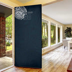 Personalized Carlton Blues Polynesian Door Cover Tribal Chest and Sleeve Tattoo Heritage Warrior