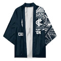 Personalized Carlton Blues Polynesian Kimono Tribal Chest and Sleeve Tattoo Heritage Warrior