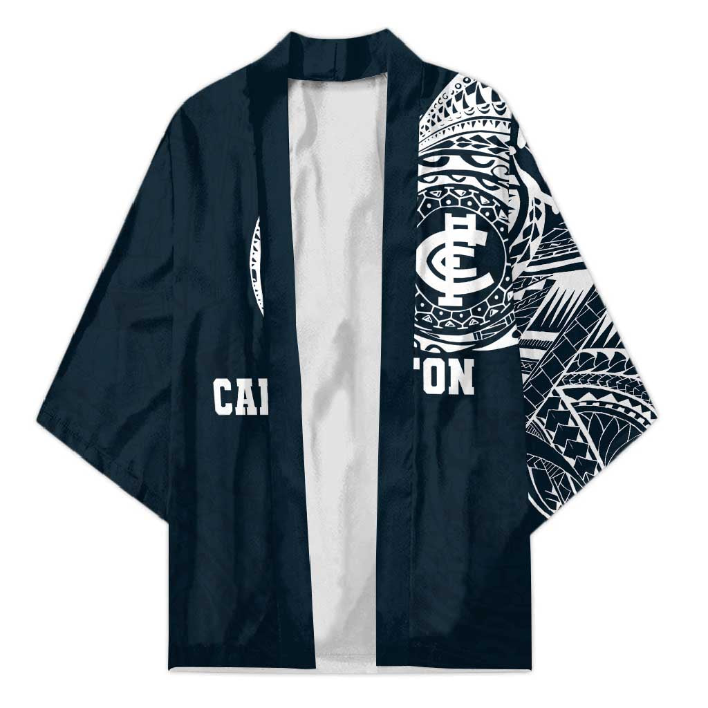 Personalized Carlton Blues Polynesian Kimono Tribal Chest and Sleeve Tattoo Heritage Warrior