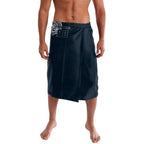 Personalized Carlton Blues Polynesian Lavalava Tribal Chest and Sleeve Tattoo Heritage Warrior