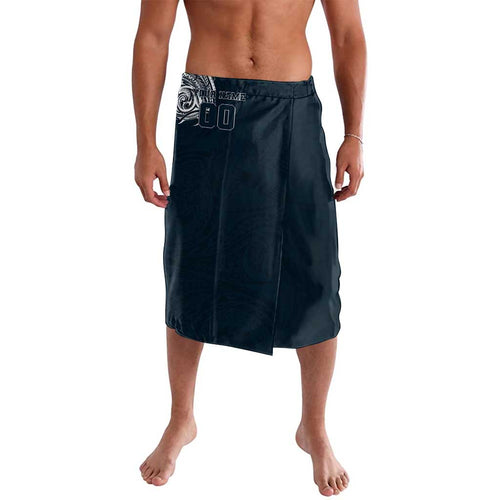 Personalized Carlton Blues Polynesian Lavalava Tribal Chest and Sleeve Tattoo Heritage Warrior